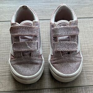 Vans Glittery Pink Kids Sneakers